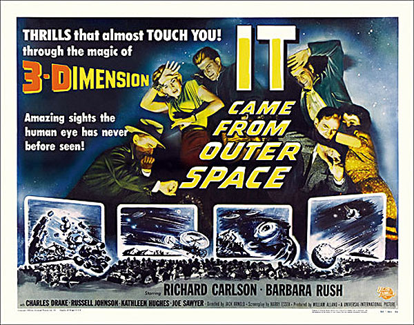 IT Came from Outer Space 1953 Style "A" Half Sheet Poster Reproduction - Click Image to Close