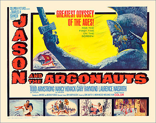 Jason and the Argonauts 1963 Half Sheet Poster - Click Image to Close