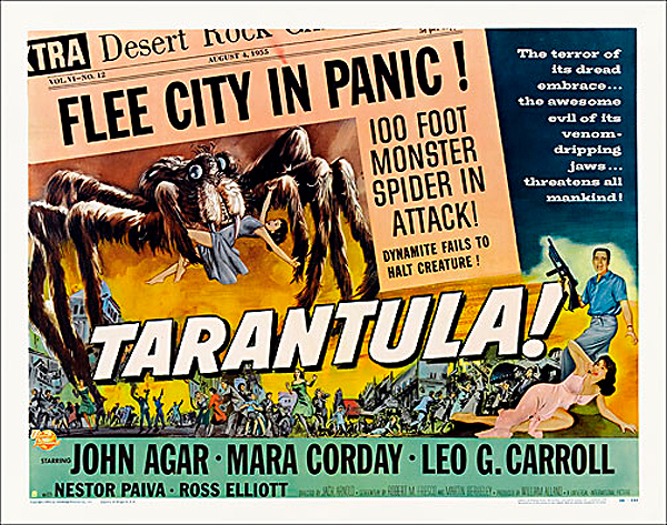 Tarantula 1955 Style "B" Half Sheet Poster Reproduction - Click Image to Close