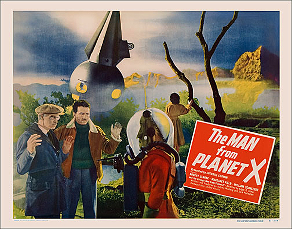 Man from Planet X 1951 Half Sheet Style A Poster Reproduction - Click Image to Close