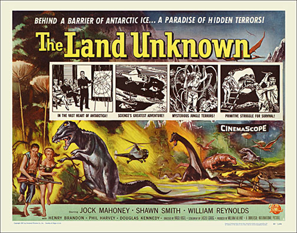 Land Unknown, The 1957 Style "A" Half Sheet Poster Reproduction - Click Image to Close