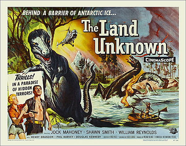 Land Unknown, The 1957 Style "B" Half Sheet Poster Reproduction - Click Image to Close