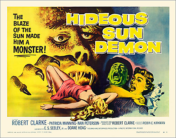 Hideous Sun Demon 1959 Half Sheet Poster Reproduction - Click Image to Close