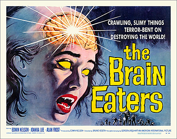 Brain Eaters, The 1958 Half Sheet Poster Reproduction - Click Image to Close