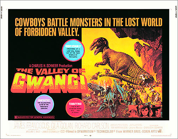 Valley of The Gwangi 1969 Half Sheet Poster - Click Image to Close