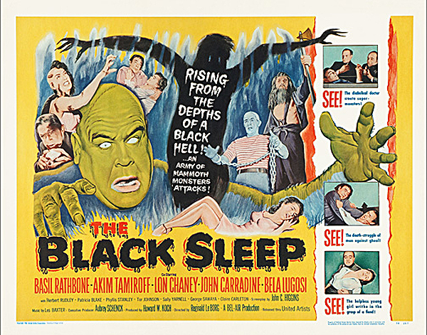 Black Sleep, The 1956 Half Sheet Poster Reproduction - Click Image to Close