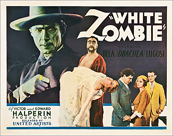 White Zombie 1932 Half Sheet Poster Reproduction Bela Lugosi - Click Image to Close