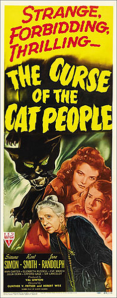 Curse of the Cat People 1944 Insert Card Poster Reproduction Val Lewton - Click Image to Close