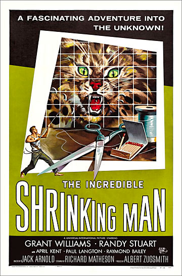 Incredible Shrinking Man, The 1957 One Sheet Poster Reproduction - Click Image to Close