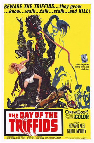 Day of the Triffids 1962 One Sheet Poster Reproduction - Click Image to Close