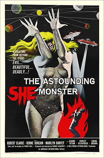 Astounding She Monster, The 1957 One Sheet Poster Reproduction - Click Image to Close
