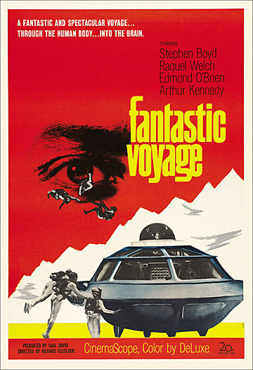 Fantastic Voyage 1966 Advance One Sheet Poster Reproduction - Click Image to Close