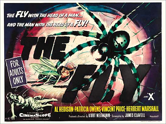 Fly, The 1958 British Quad Poster Reproduction - Click Image to Close
