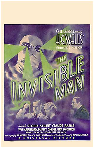 Invisible Man, The 1933 Window Card Poster Reproduction - Click Image to Close