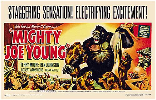 Mighty Joe Young 1949 Window Card Poster - Click Image to Close