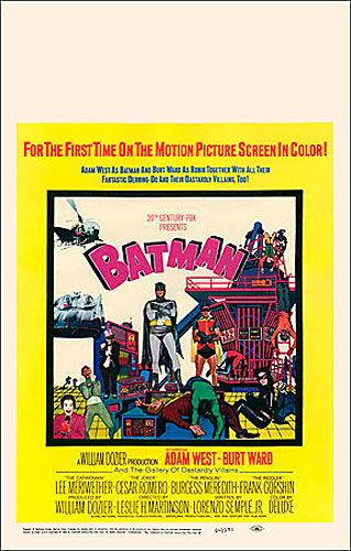 Batman 1966 Window Card Poster Reproduction - Click Image to Close