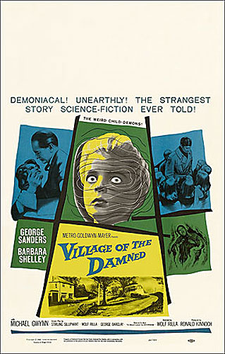 Village of the Damned 1960 Window Card Poster Reproduction - Click Image to Close