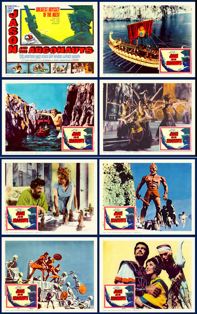 Jason and the Argonauts 1963 Lobby Card Set (11 X 14) - Click Image to Close