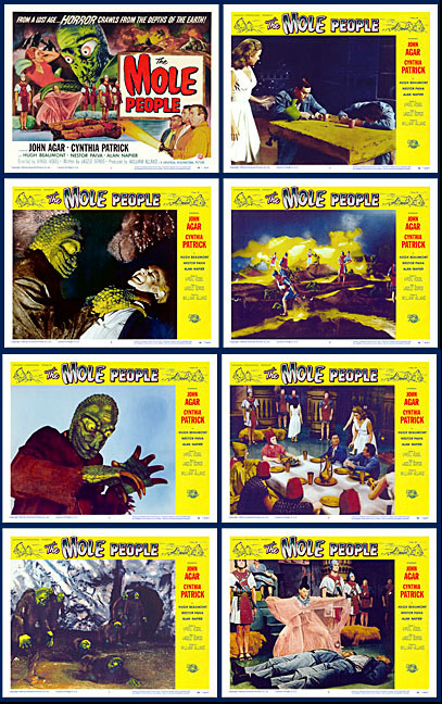 Mole People, The 1956 Lobby Card Set (11 X 14) - Click Image to Close