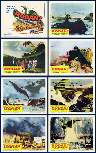 Rodan 1957 Lobby Card Set (11 X 14) - Click Image to Close
