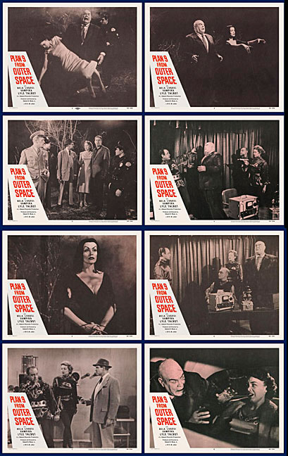 Plan 9 from Outer Space 1958 Lobby Card Set (11 X 14) - Click Image to Close