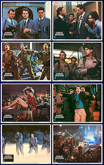 Ghostbusters 1984 Lobby Card Set (11 X 14) - Click Image to Close