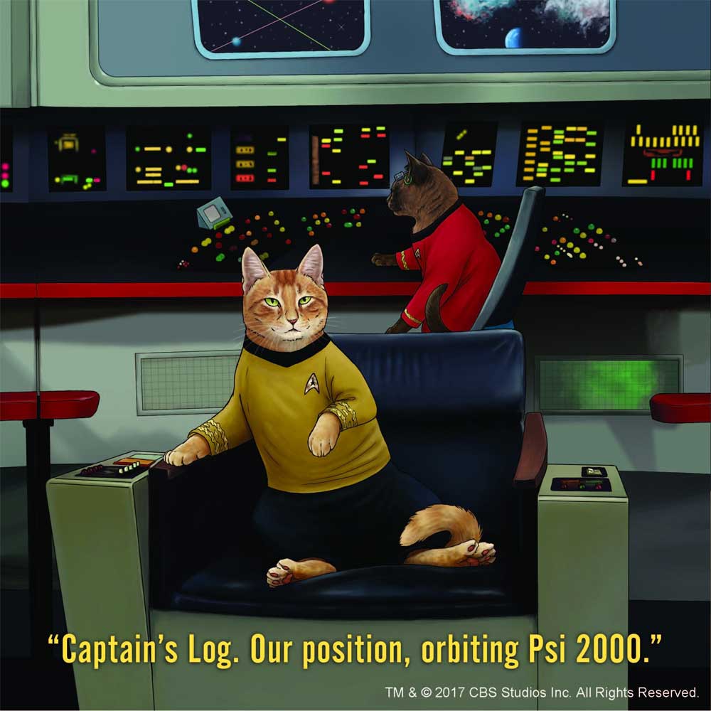 Star Trek Cats Hardcover Book by Jenny Parks - Click Image to Close