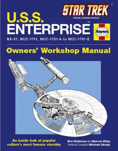 Star Trek U.S.S. Enterprise Owners Workshop Manual Hardcover Book - Click Image to Close