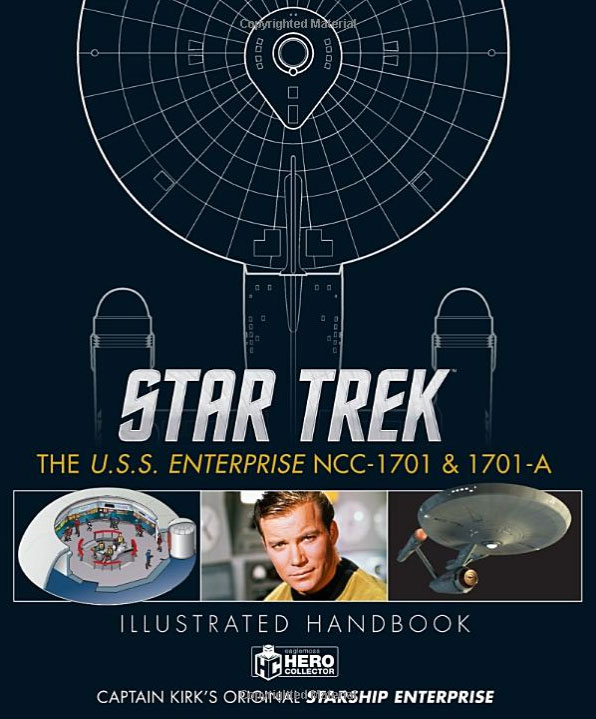 Star Trek: The U.S.S. Enterprise NCC-1701 Illustrated Handbook Hardcover Book - Click Image to Close