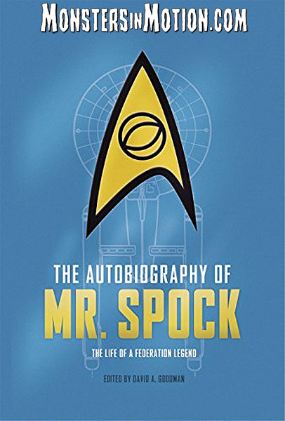 Star Trek The Autobiography of Mr. Spock Hardcover Book - Click Image to Close