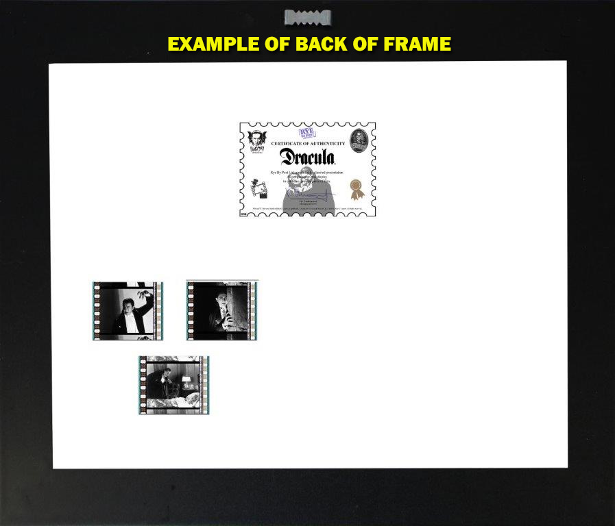 Mummy Boris Karloff Back Lit Framed Film Cell LIMITED EDITION - Click Image to Close