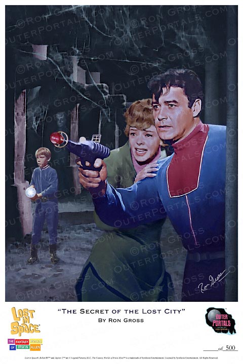 Lost In Space The Secret Of The Lost City Poster by Ron Gross - Click Image to Close