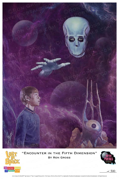 Lost In Space Encounter in the Fifth Dimension Poster Ron Gross - Click Image to Close