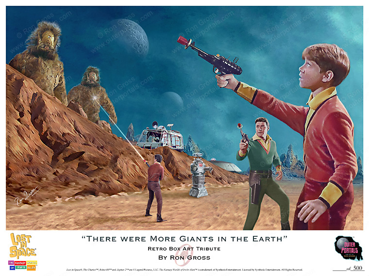 Lost In Space There Were More Giants in the Earth Poster by Ron Gross - Click Image to Close