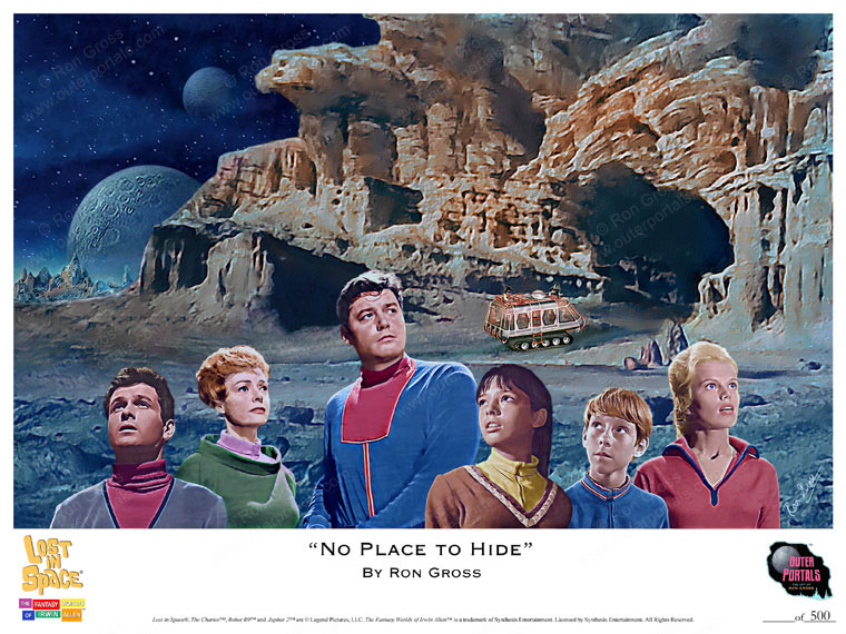Lost In Space No Place To Hide Poster by Ron Gross - Click Image to Close