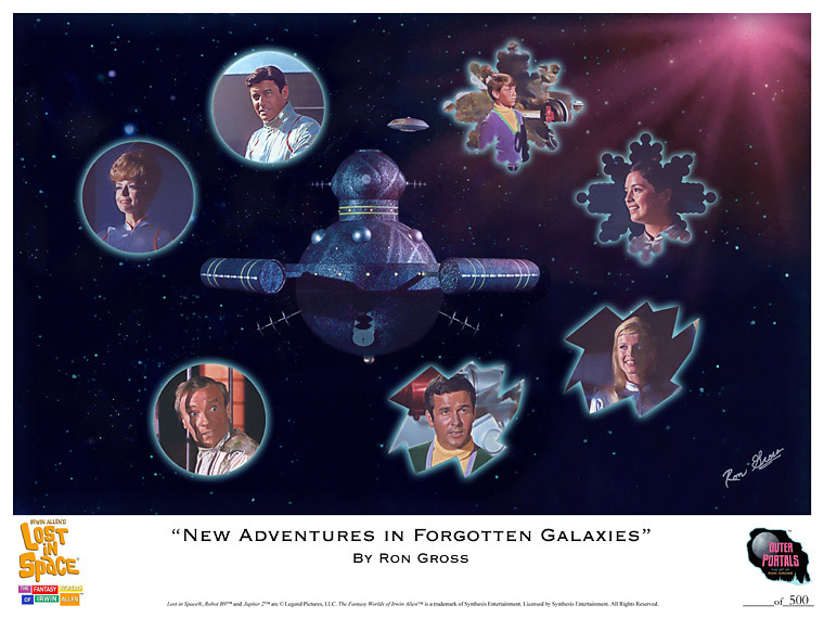 Lost In Space New Adventures in Forgotten Galaxies Poster by Ron Gross - Click Image to Close