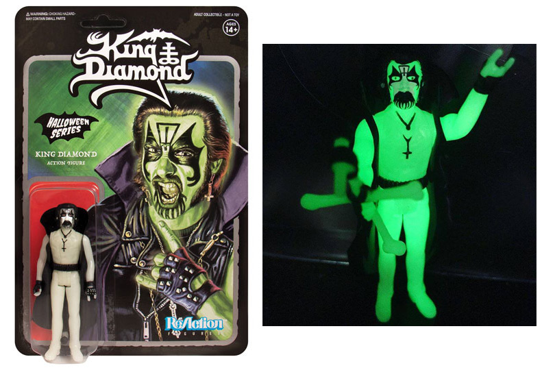 King Diamond 3.75" Inch Glow ReAction Figure Mercyful Fate - Click Image to Close