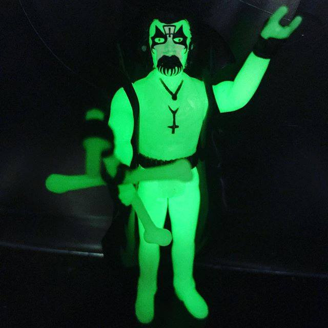 King Diamond 3.75" Inch Glow ReAction Figure Mercyful Fate - Click Image to Close