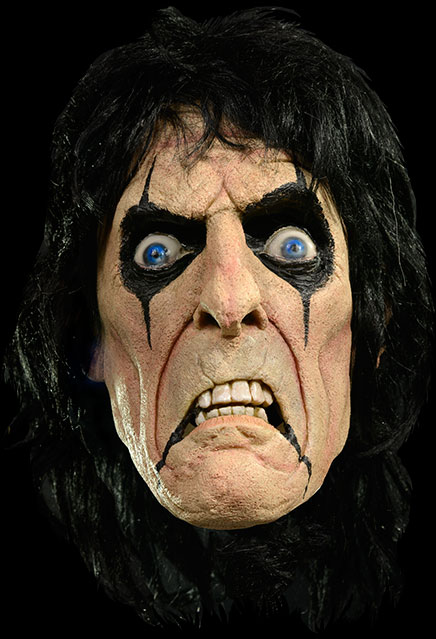 Alice Cooper Latex Halloween Mask - Click Image to Close