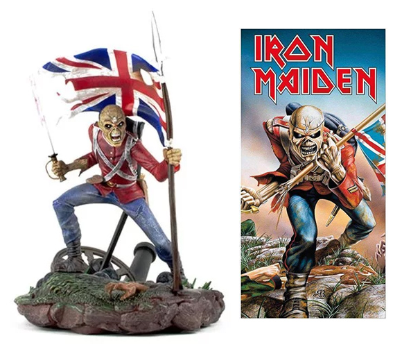 Iron Maiden The Trooper Eddie 1/10 Scale Statue - Click Image to Close