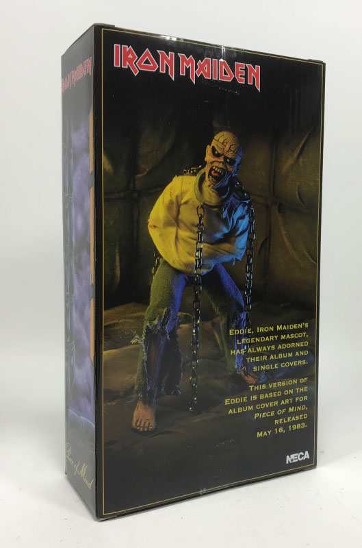 Iron Maiden Piece of Mind Eddie Clothed Retro 8" Action Figure - Click Image to Close