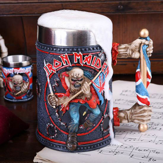 Iron Maiden Heavy Metal Tankard Beer Mug - Click Image to Close