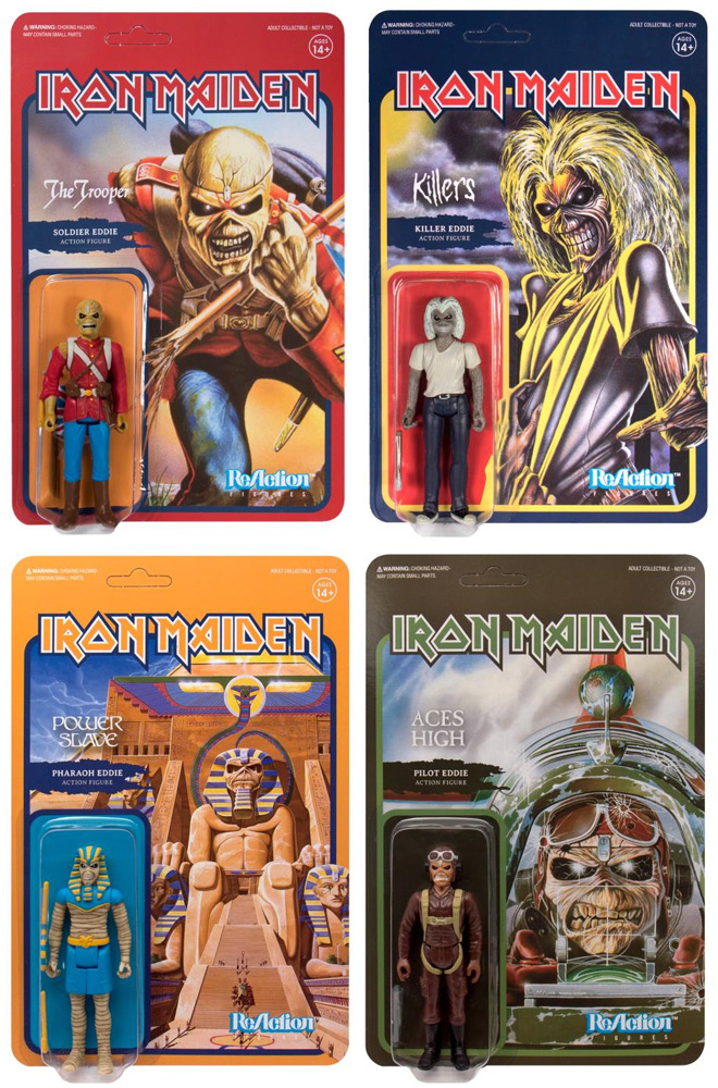 iron maiden reaction figures