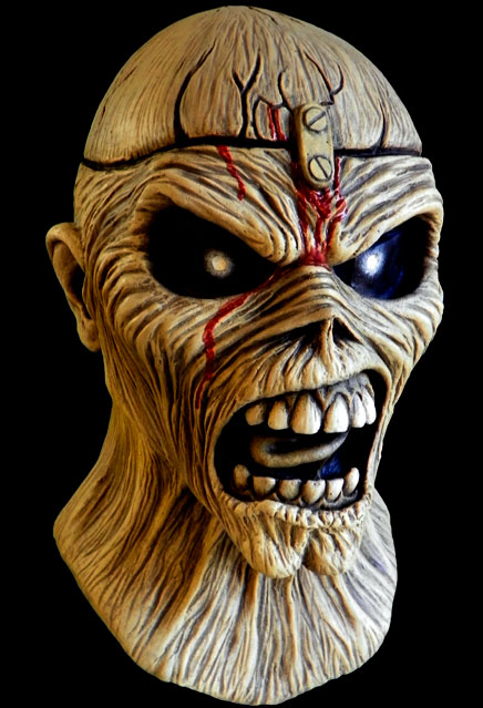 Iron Maiden Piece of Mind Eddie Latex Pullover Mask - Click Image to Close