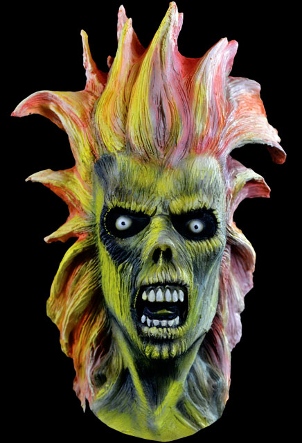Iron Maiden 1st Album Eddie Latex Pullover Mask - Click Image to Close
