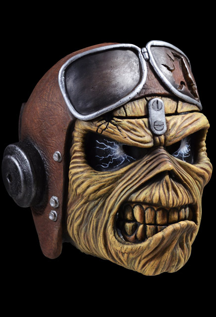 Iron Maiden Aces High Eddie Latex Pullover Mask - Click Image to Close