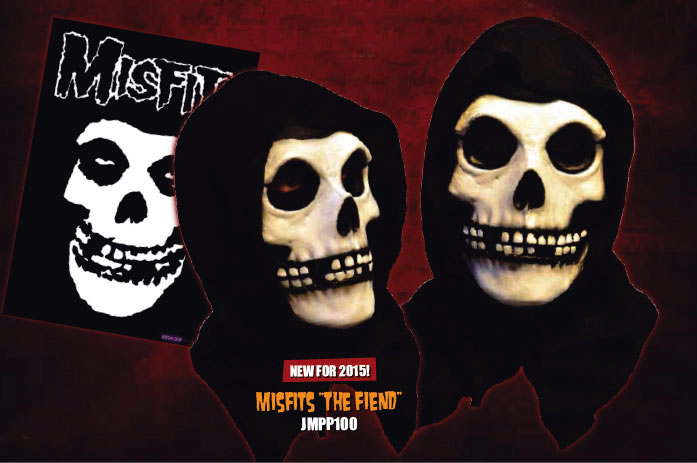 Misfits The Fiend Crimson Ghost Latex Halloween Mask - Click Image to Close