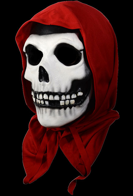 Misfits Red Hood Fiend Crimson Ghost Halloween Mask - Click Image to Close