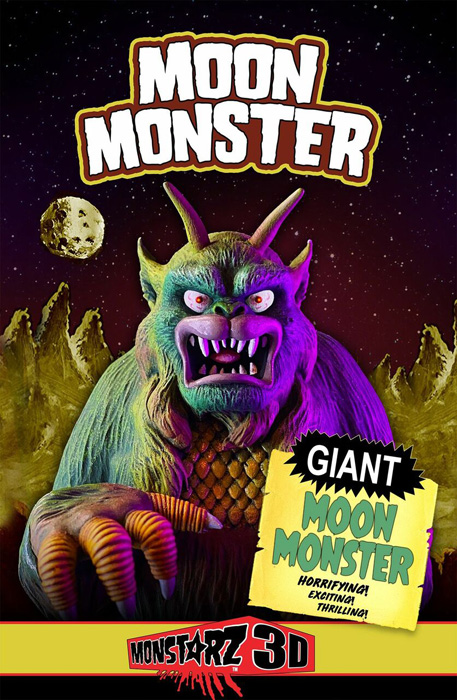 Moon Monster 3-D Maquette Statue - Click Image to Close