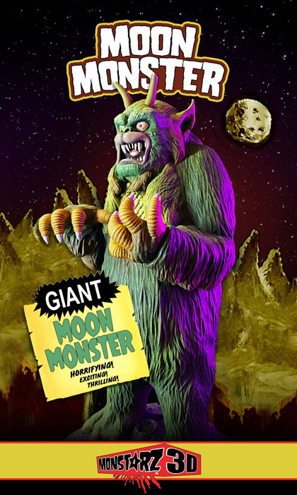 Moon Monster 3-D Maquette Statue - Click Image to Close
